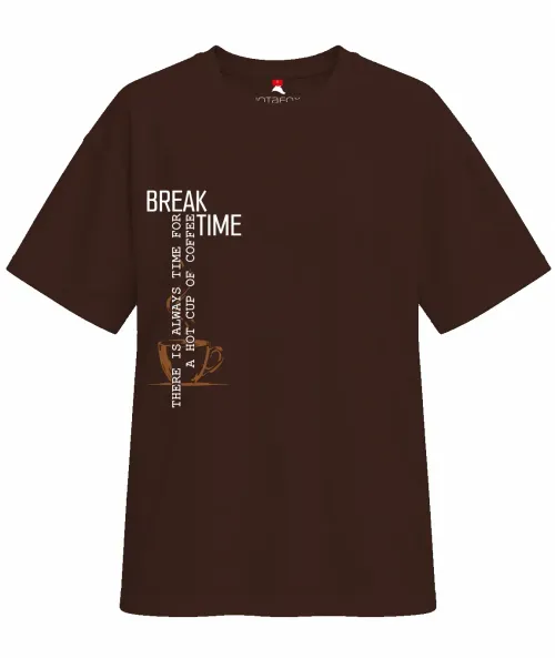 Coffee Break | Oversized Drop Shoulder Tee | Men