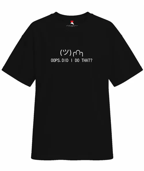 Oops, Did I Do That? | Oversized Drop Shoulder Tee | Men