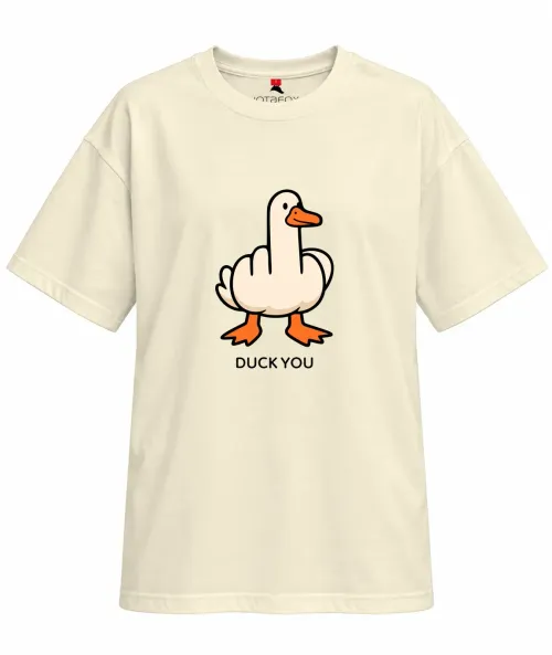Duck You | Oversized Drop Shoulder Tee | Men