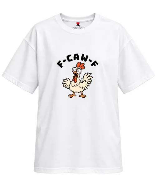 F Caw F | Oversized Drop Shoulder Tee | Men