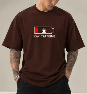 Low Caffeine | Oversized Drop Shoulder Tee | Unisex