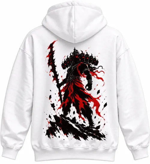 Ravana - The Ramayana | Oversized Cotton Hoodie | Men