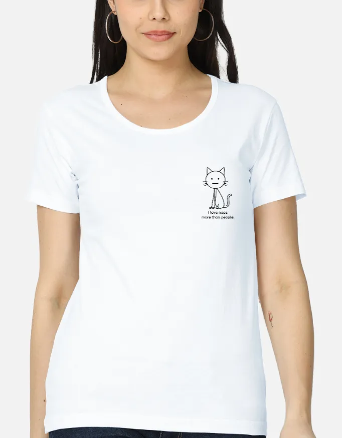 I love naps more than people | T-Shirt